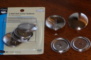 Button covering kit