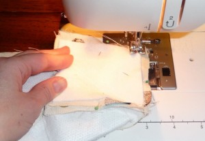Sewing the bottom